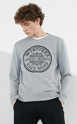 Sweatshirt homme SELECTED    en Coton - Ref 3130793 Image 9