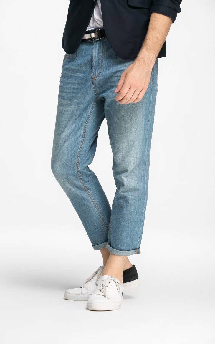 Jeans pour jeunesse droite en vrac SELECTED en coton pour été - Ref 1484761 Image 26