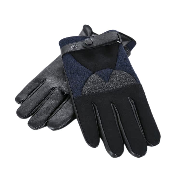 Gants pour homme SELECTED    en peau de mouton - Ref 2782359 Image 16