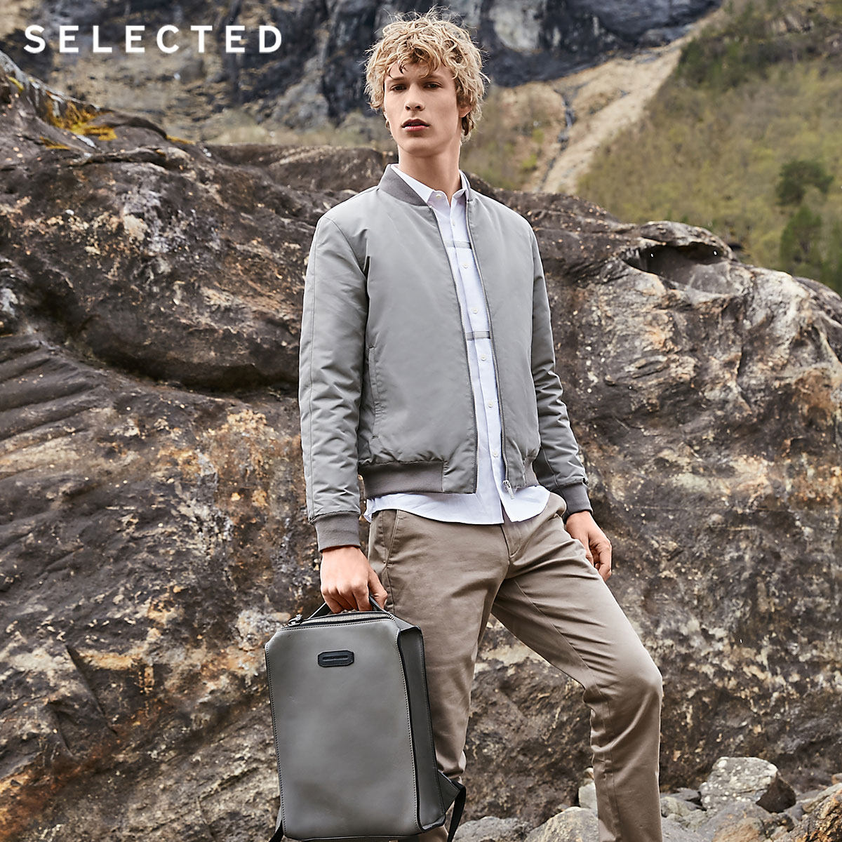 Blouson homme SELECTIONNE  SLADE - Ref 3121373 Image 3