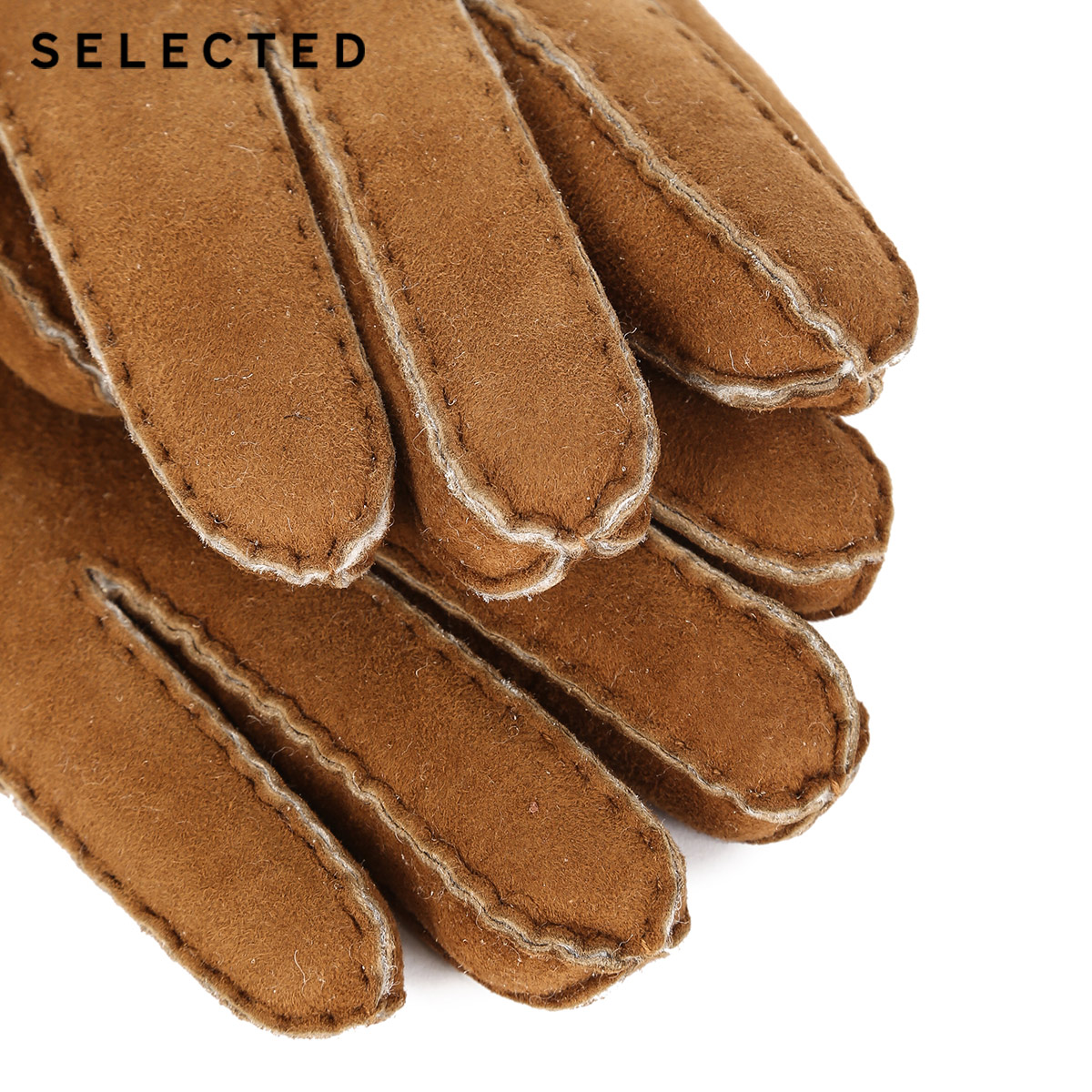 Gants pour femme SELECTED    en Laine cachemire - Ref 3153959 Image 4