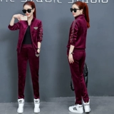 Зимний спортивный костюм, двусторонний флисовый демисезонный бархатный комплект для отдыха, коллекция 2021, увеличенная толщина