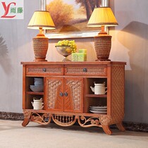 Real Rattan Furniture Vine Dining Cabinet Dining Side Cabinet Vines Multipurpose Cabinet Display Cabinet Decorated Cabinet Rattan Shoes Cabinet 5008