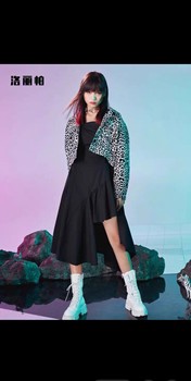 Luojia Early Spring Women's Leopard Print Short Jacket, Stylish Slim-Fit Coat for Petite Sizes, Available in S, M, L, XL
