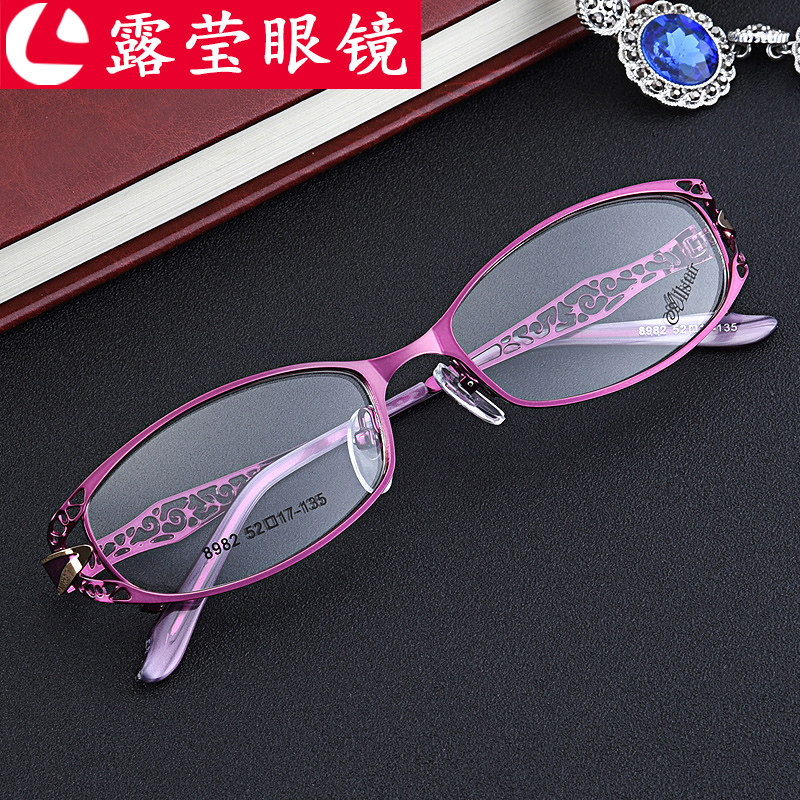 High definition old flower glasses female fashion ultra light comfort elegants high definition resin 100200 degrees anti-fatigue and old light glasses