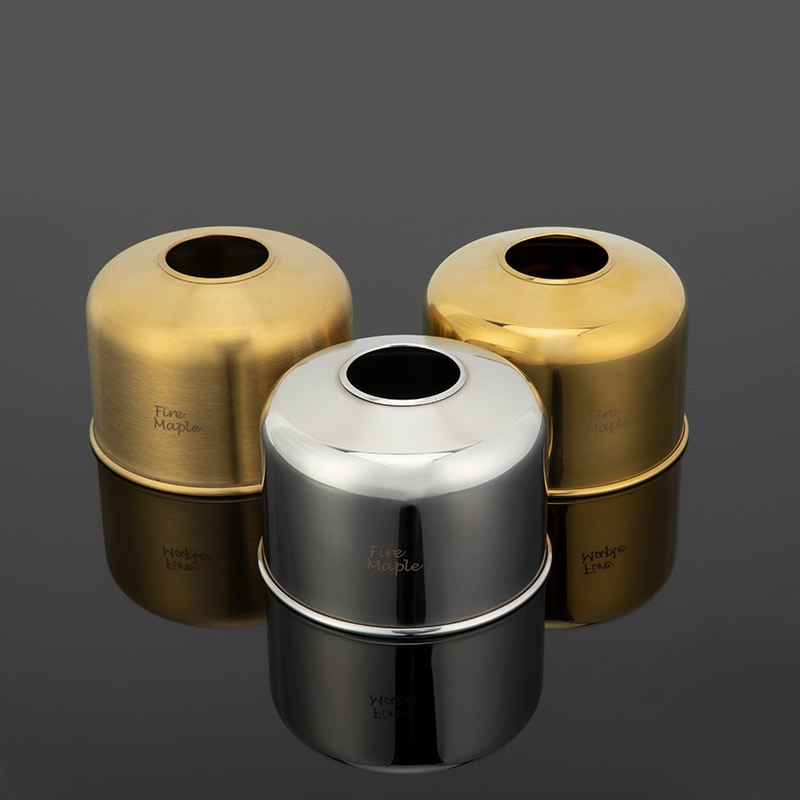 Fire Maple Gas Tank G2 Protection Hood Original Wild Metal Flat Gas Tank Protective Sheath Outdoor Camping Retro Atmosphere Stainless Steel Cover-Taobao