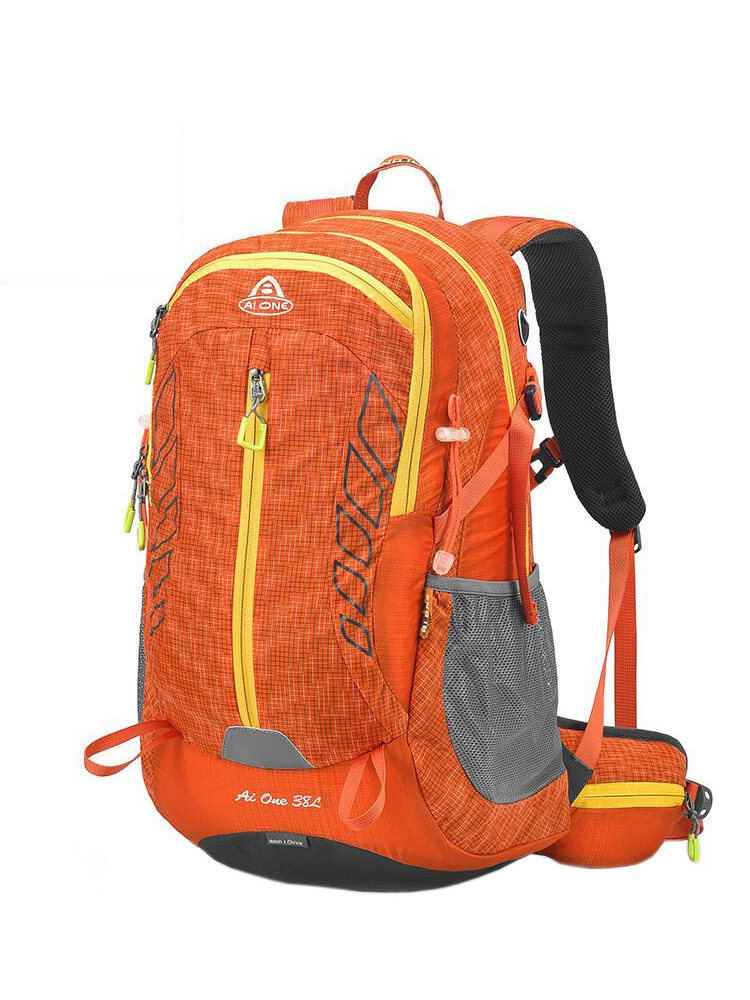 Aiwang mountaineering bag outdoor backpack travel shoulder bag men and women leisure hiking bag multi-functional rucksack 38L