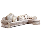 Sofa phong cách châu Âu đơn giản Phòng khách châu Âu kết hợp vải Pháp ánh sáng sang trọng căn hộ nhỏ đơn giản hiện đại góc chaise sofa - Ghế sô pha sopha giường Ghế sô pha