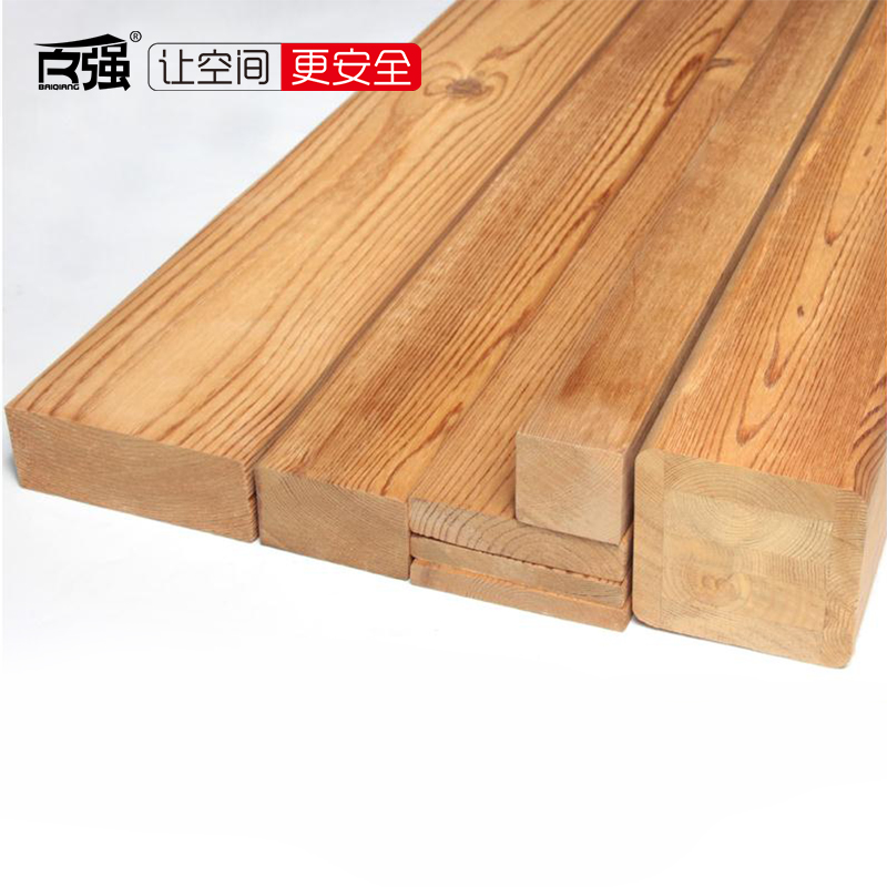 Hundreds Strong Deep Carbonated Wood Embalming Wood Flooring Outdoor Terrace Outdoor Garden Patio Terrace Balcony Ground Laying Plates-Taobao