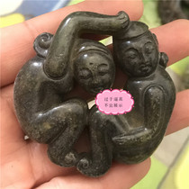 Antiques Han Dynasty Jade ancient jade old Jade hollow Jade brand antique jade carving ancient jade ornaments gift antique jade
