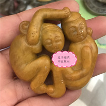 Antiques Han Dynasty Jade ancient jade old Jade hollow Jade brand antique jade carving ancient jade ornaments nostalgic antique jade