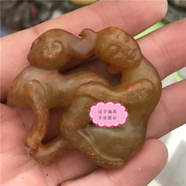 Antiques Han Dynasty Jade ancient jade old Jade hollow brand antique jade carving ancient jade ornaments do old antique jade wear portable