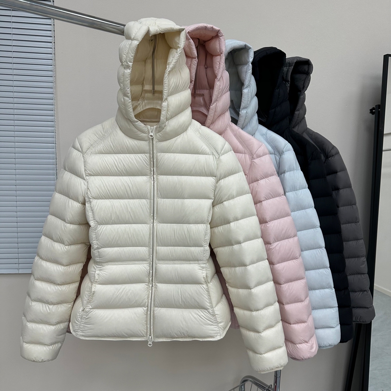 90% White Duck down Short down Jacket for Women, 2026 Autumn and Winter Trendy New Style, Hooded, Slim Fit, Waist-Cinching, Warm Coat