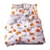 Simple dày giường bông Bốn 1.8m khăn trải giường cotton ba mảnh chăn đôi chải cartoon - Bộ đồ giường bốn mảnh giá chăn ga gối đệm Bộ đồ giường bốn mảnh