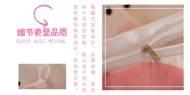 Quả dâu tây gia đình giường đơn giản bốn chéo sọc vải quilt phim hoạt hình ký túc xá sinh viên ba mảnh đúp - Bộ đồ giường bốn mảnh chăn ra gối nệm