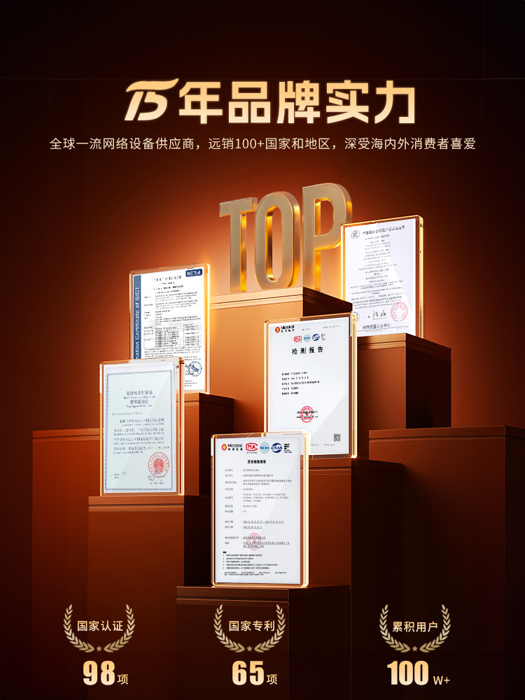 [Same-Day Fast Delivery] Comfast Signal Booster Amplifier 1500m Repeater 5g Dual-Band Routing Wifi6 Extender High-Speed Gigabit Network Amplifier for Home Room Bedroom Cf-Xr181