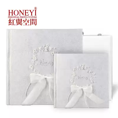 Wedding photos refined into the book custom wedding album making children's baby photo princess style album Red Wing space