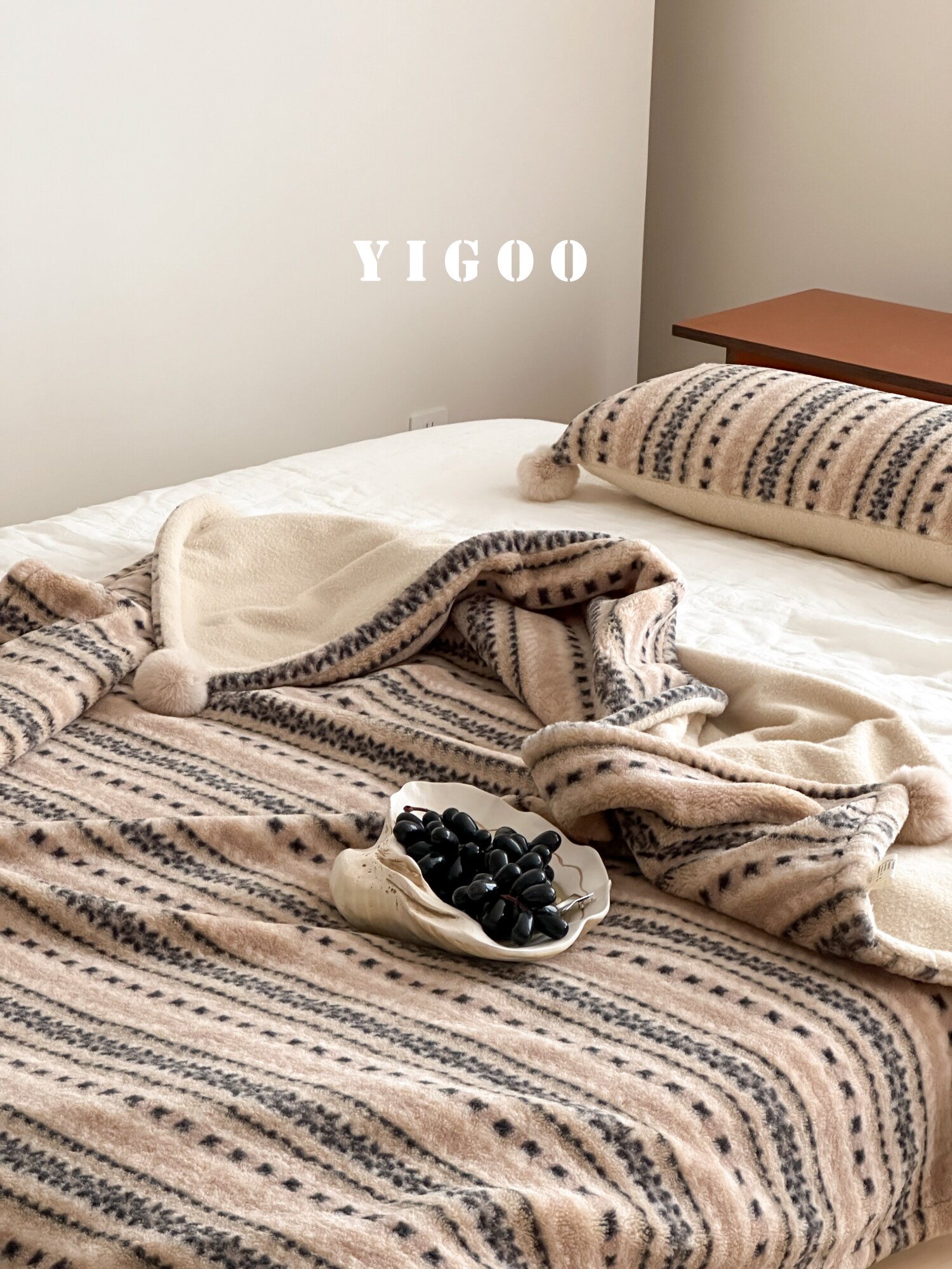 Осенне-зимнее жаккардовое покрывало под кашемир в стиле ins с узором Фэр-Айл, винтажное утолщенное одеяло для отдыха и дневного сна