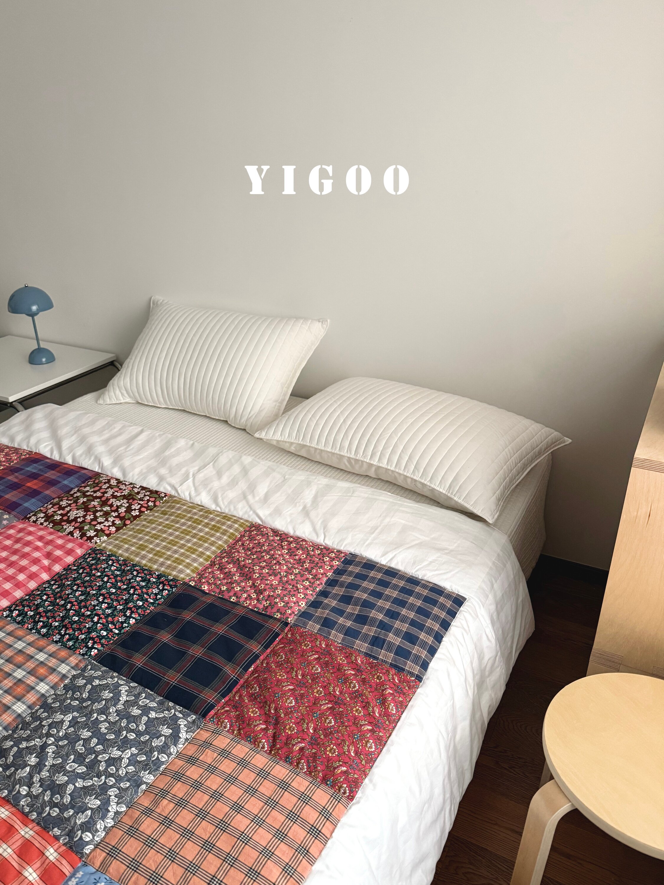 Бабушкино ручное одеяло из цельного хлопка лоскутное четырехсезонное корейское одеяло благополучия