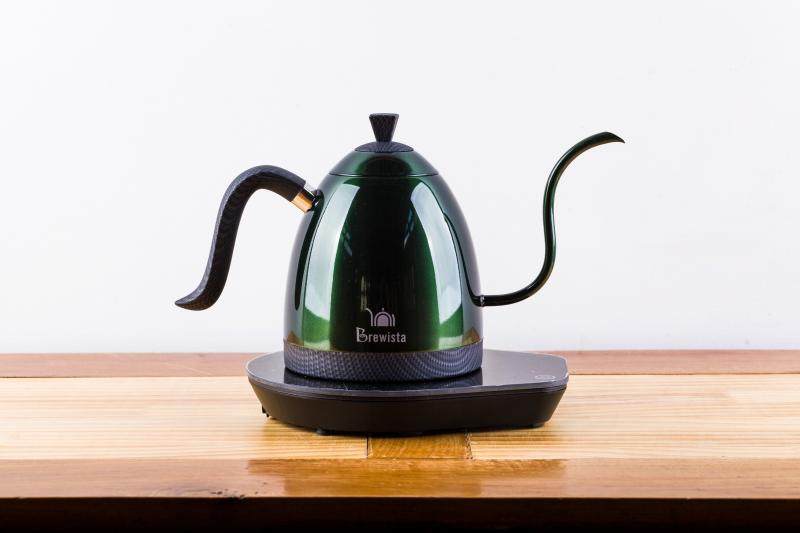 Official Authorised Catalo Estate Coffee Brewista Slender Mouth Wood Grain Intelligent Temperature-controlled Coffee Professional Hand Sprint