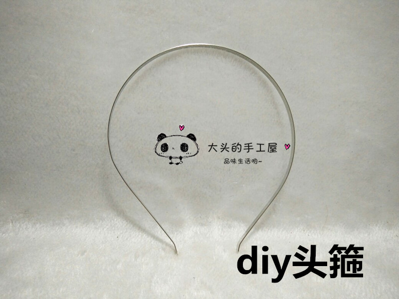 Handmade diy hook cloth ribbon fabric elk Christmas head hoop children hair hoop embryo accessories
