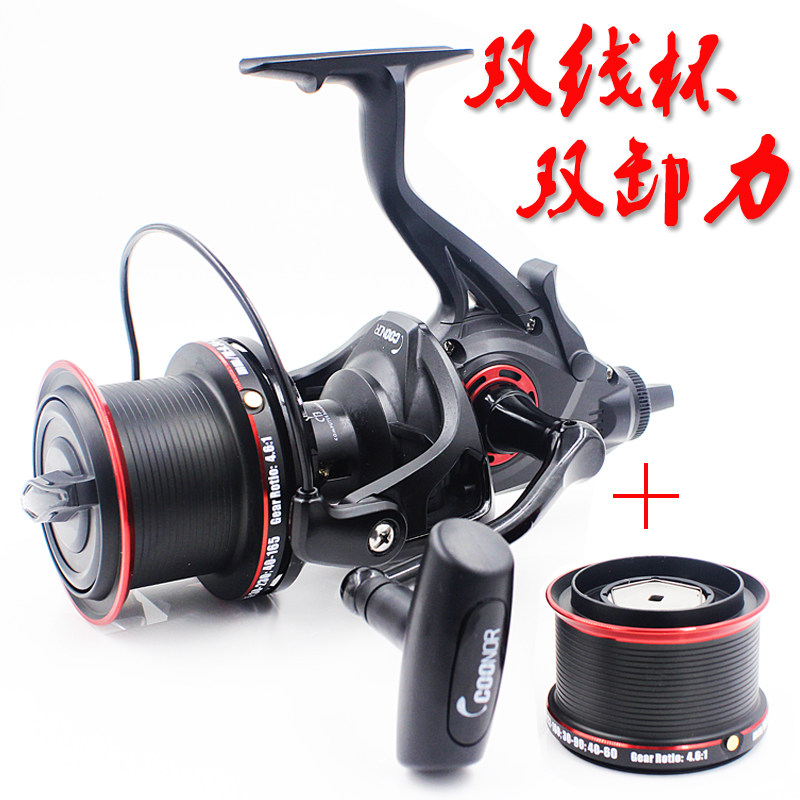 Cool Nuo NFR all-metal double-line cup long-range casting wheel 9000 8000 type double unloading force sea fishing anchor fish fishing reel spinning wheel