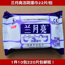 Lanmoon Hygiene Sanitary Wipes Men and Women Private Care Room Sterilization 10 Pack 220 Tablets