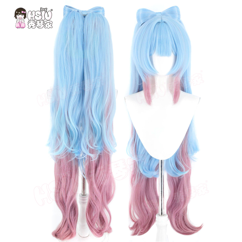 Xiuqin's Tang Wutong Cosplay Wig, Child Form, Middle Part Scalp, Layered Gradient, Tiger Mouth Clip-On Ponytail Xiuqin's Tang Wutong Cosplay Wig, Child Form, Middle Part Scalp, Layered Gradient, Tiger Mouth Clip-On Ponytail