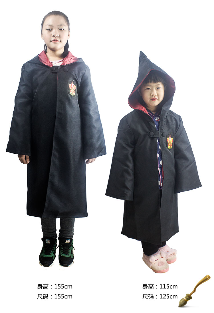 [Hiển thị đàn piano _ Harry Potter trang phục cosplay trẻ em] nam và nữ mặc áo choàng ma thuật biểu diễn đồng phục áo choàng trường bộ đồ cosplay