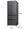 Rongsheng Refrigerator, French-Style Multi-Door, First-Level Inverter, Frost-Free Air Cooling, Household Refrigerator Bcd-456Wd18Mp