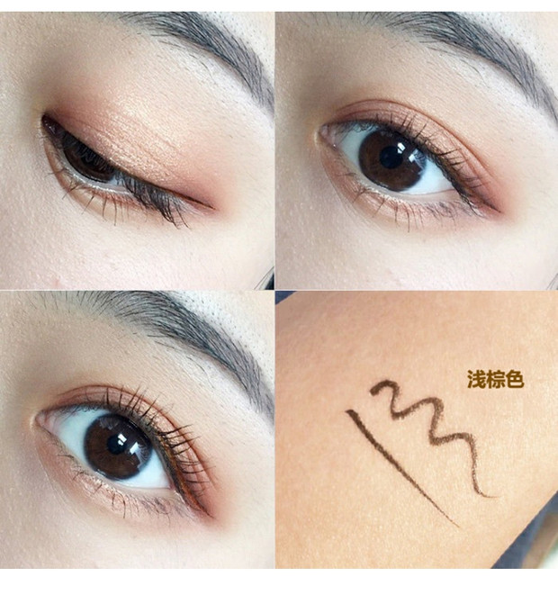 Supernatural ~ giả màu bổ sung kẻ mắt màu không thấm nước chống mồ hôi kéo dài màu sáng nhạt nâu nâu rượu vang đỏ - Bút kẻ mắt tonymoly kẻ mắt