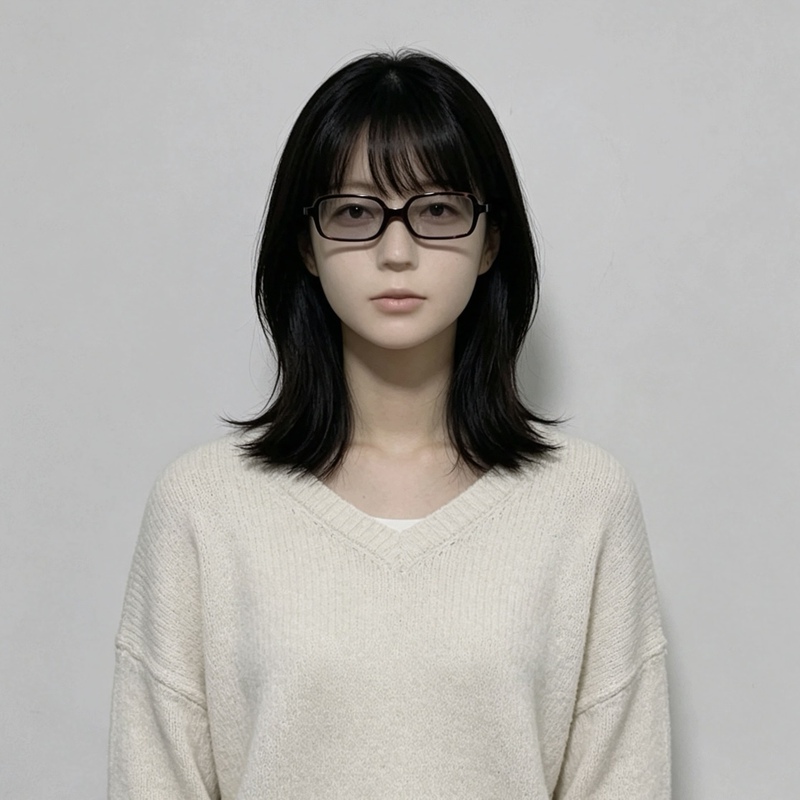 Smu11Z Nerd-Style Retro Literary Temperament Small Square Frame Glasses Anti-Blue Light Decorative Glasses Sunglasses