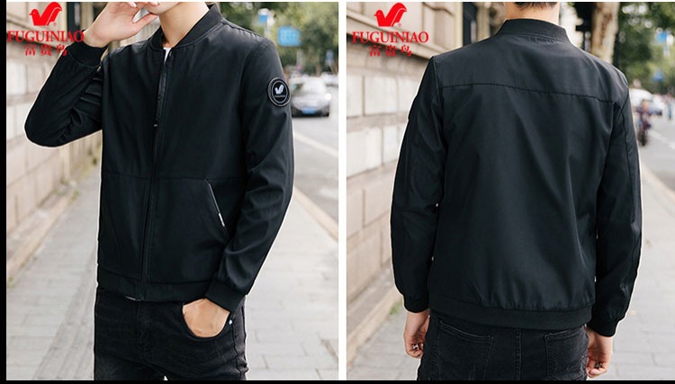 Áo khoác lông chim Fugui nam cotton xuống áo khoác cỡ lớn áo khoác giản dị phiên bản Hàn Quốc đẹp trai 2018 mới khoác
