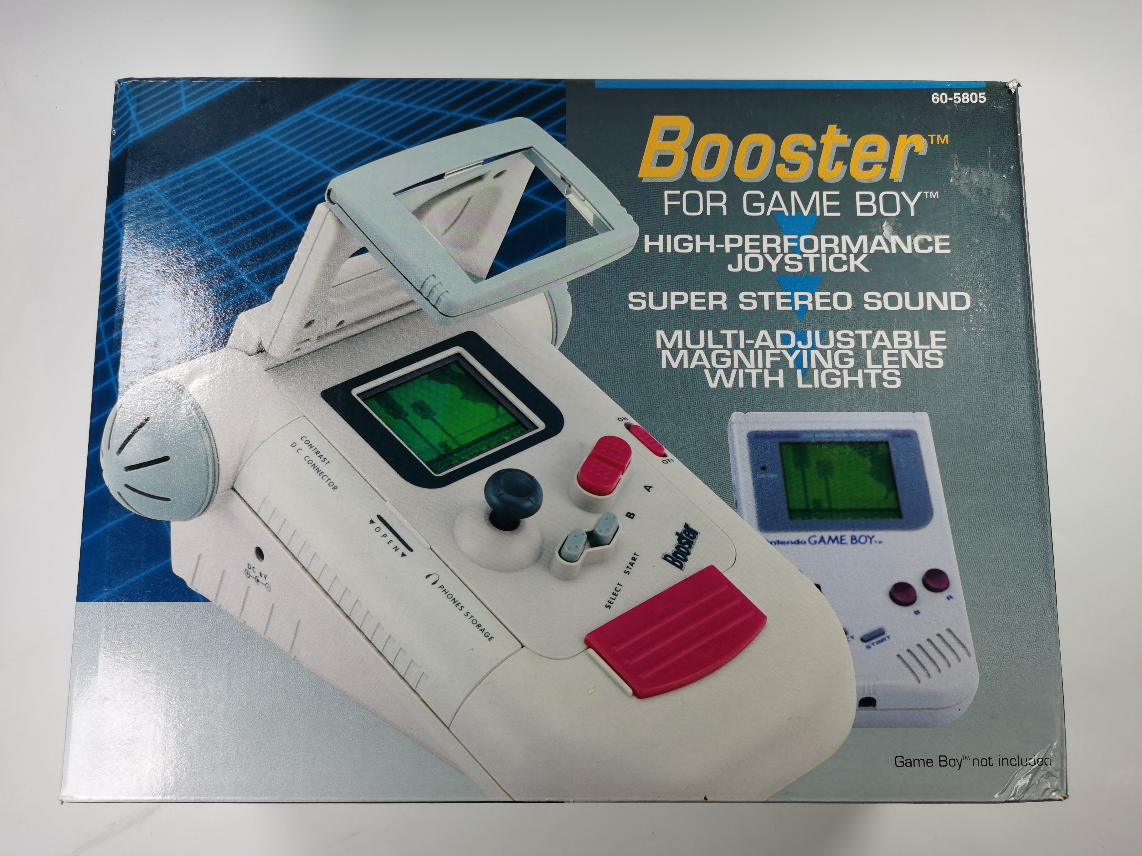 New box says full gameboy armor type speaker keys screen light combo box body BOOSTER