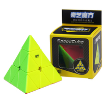 Qiyi third-order triangle pyramid Rubiks cube smooth competition special childrens brain educational toy intellectual development