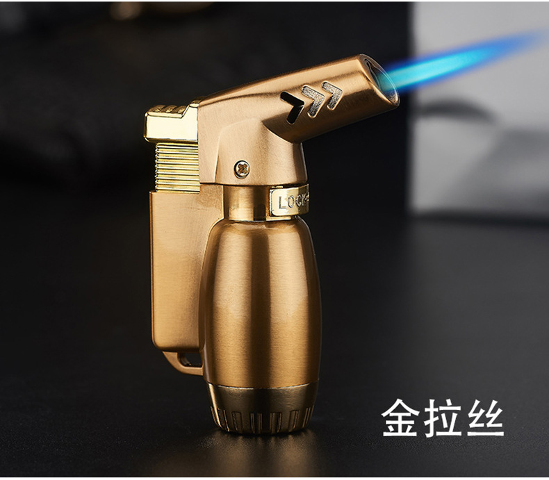 Kim loại mới bơm thẳng vào gió và bật lửa có thể khóa súng phun lửa hàn nhỏ mỏ hàn xì gà công cụ moxib Fir bật lửa điện plasma