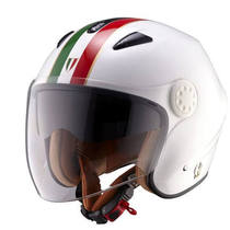 NERVE Kevlar fibre motorcycle helmet male and female adult double lenses Season Helmet Breathable Half Helmet Spot