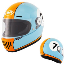 AVA FF937 Dynasty motorcycle helmet male and female full armor fibreglass retro armor locomotive helmets Hangzhou Spot