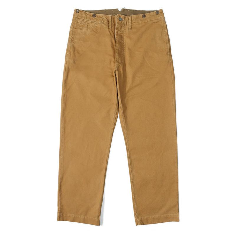Ah R Buckle-Back Field Chino Pants Retro Twill Paris Buckle Men's Trousers