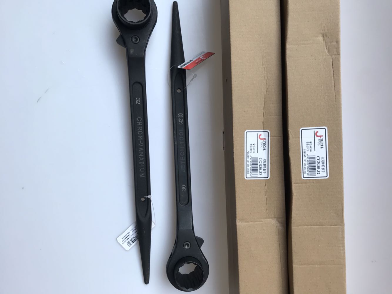 CGR30-32 teco double head quick ratchet wrench 042130 JETECH pointed tail plum wrench 30-32