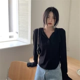 Белая осенняя футболка с капюшоном, сексуальная приталенная толстовка, лонгслив