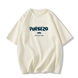 Белая хлопковая летняя футболка, 2025 года, свободный крой