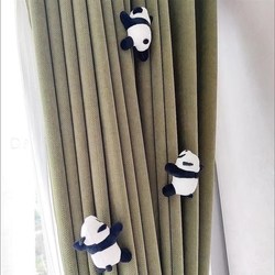 Curtain Decoration Accessories Accessories Small Jewelry Embellishment Pendant Gauze Curtain Door Curtain Pin Brooch Panda Air Conditioning Pipe Decoration