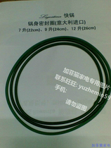 Lagostina Quick pot Domina Easy-to-open pot body sealing ring Imported 7 9 12 liters Please specify the volume