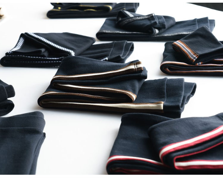 Quần legging thể thao nữ mặc mùa thu mới cotton bên dải chín quần mỏng phần eo cao là quần lửng quần tây nữ