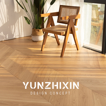 Merchant Oakwood Fish Specific Floor Bedroom Geothermal Environmentally Protective Three-layer Solid Wood Limited Floor Manufacturer Direct Selling