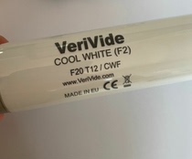 Verivide European standard CWF lamp F20T12 CWF fluorescent color lamp COOL WHITE (F2) genuine