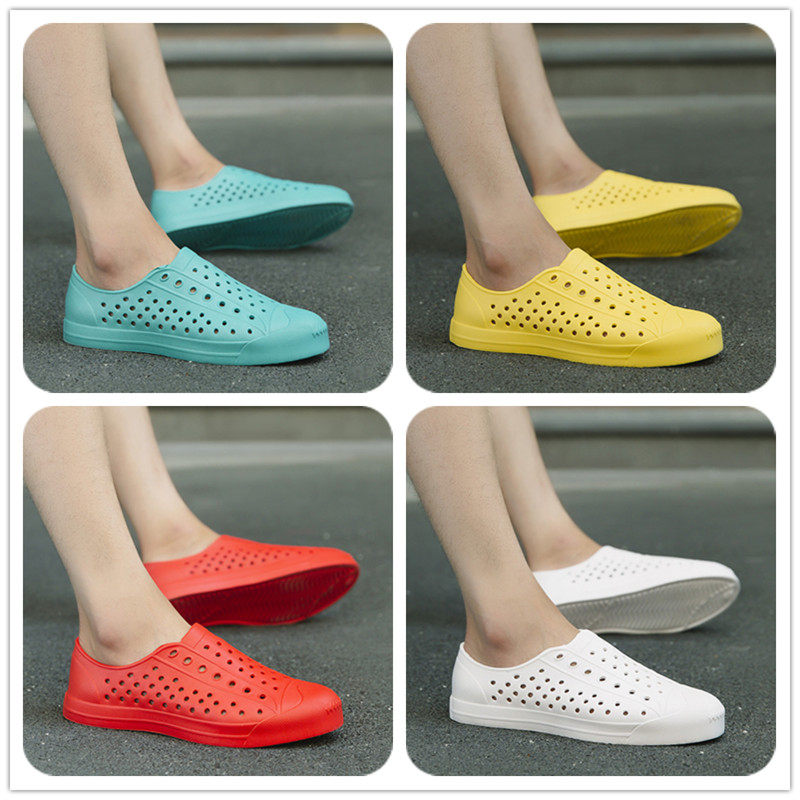 2019 Summer New Men Cave Cave Shoes Non-slip Breathable Beach Lovers Shoes Men And Women Sports Casual Bag Head Sandals