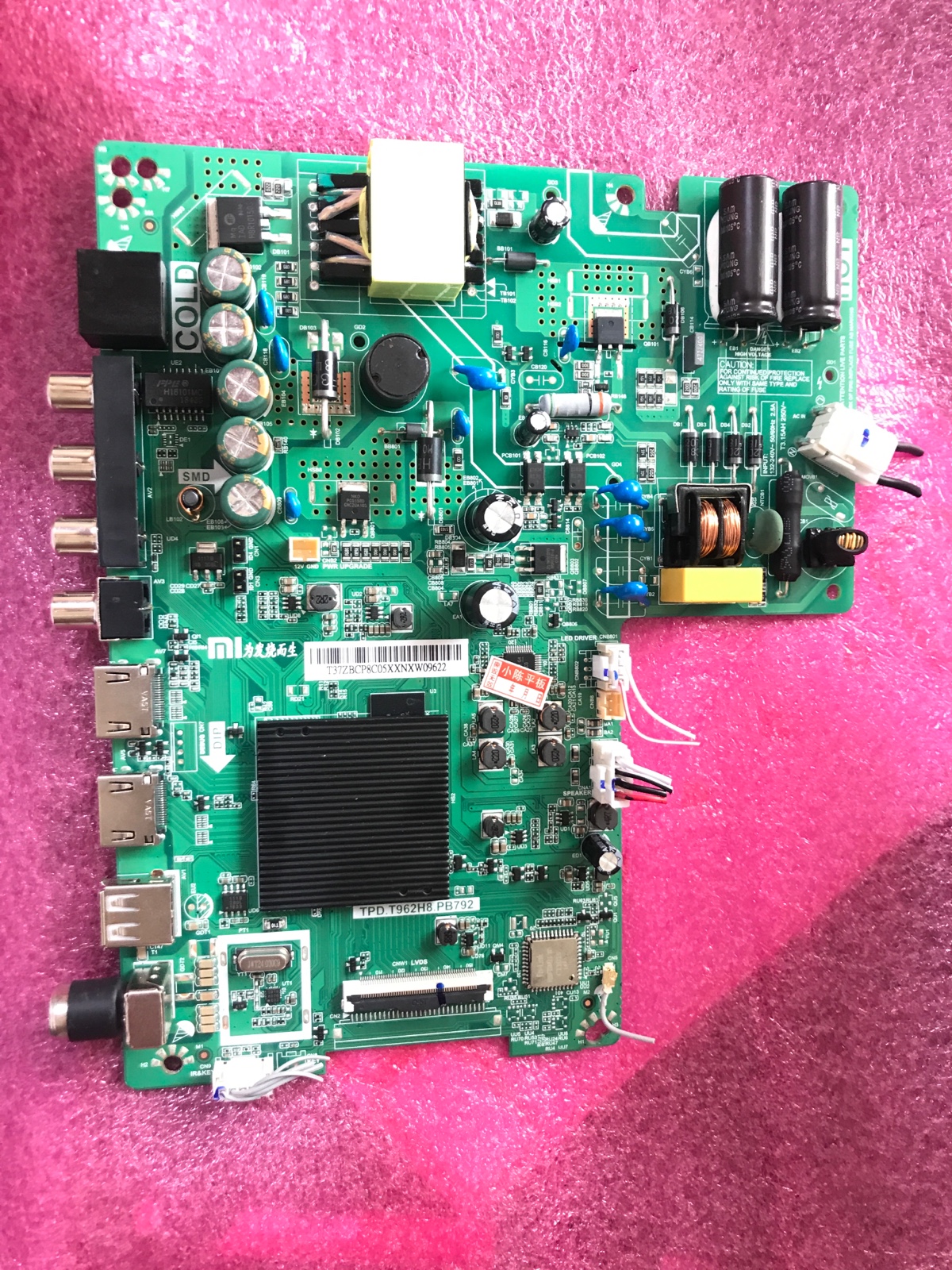 Original Xiaomi L40M5-4C motherboard TPD T962H8 PB792 with screen V400HJ6-PE102914