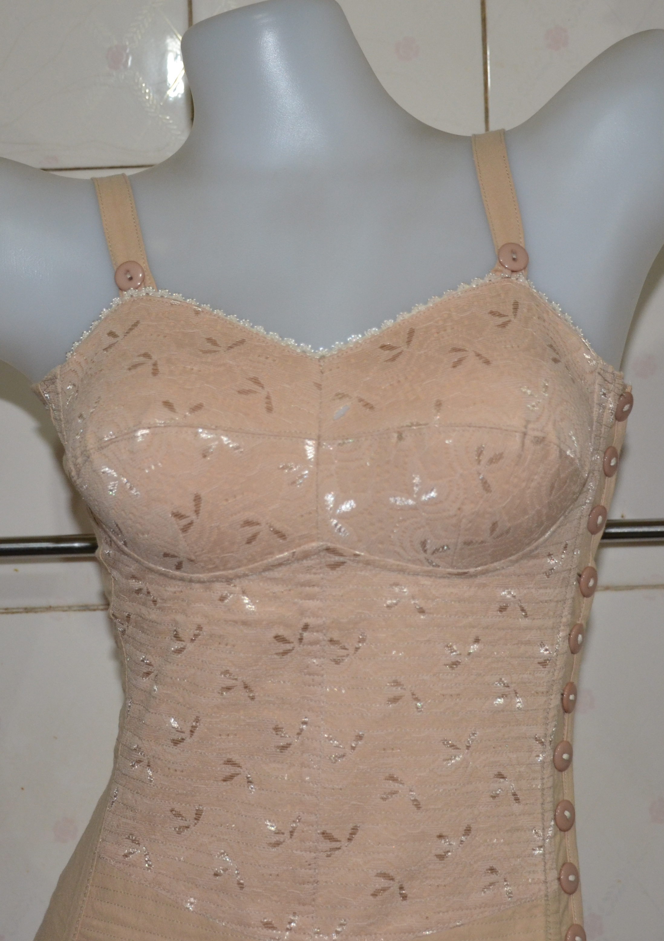 Mùa thu mới vải cotton body định hình đồ lót giảm béo quần áo làm đẹp bụng sau sinh handmade corset phụ nữ nội y 1 mảnh
